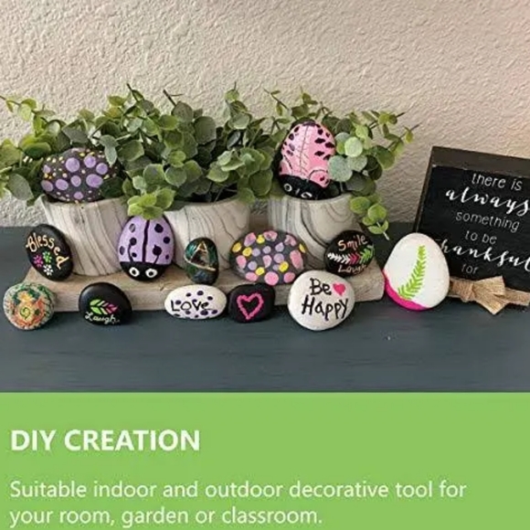 River Rocks for painting, arts and Crafts. 15-20 Pcs 5lbs. - Picture 4 of 7